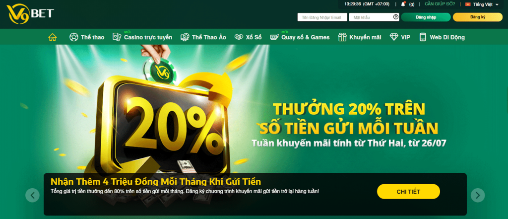 Giới thiệu tổng quan nhà cái V9BET